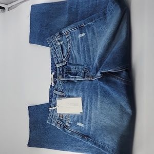 GRLFRND The Helena straight leg high waist & no stretch Sz 25 NEW